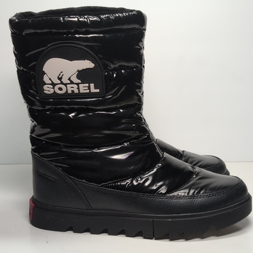 Sorel Joan of Arctic Next Lite glossy puffy boots womans size 6 EU 37 - Picture 2 of 15
